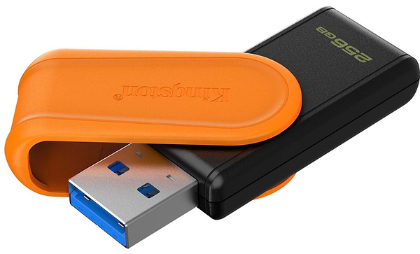 Фото - Флеш USB Kingston DataTraveler Exodia S 256 ГБ Black + Orange (DTXS/256GB)