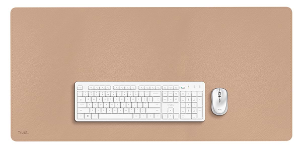 Фото - Коврик для мыши игровой Trust Benya XXL Desk Pad Beige (25713)