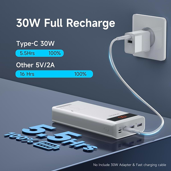 Фото - Батарея мобильная Romoss 30000mAh 30W Sense 8PS Pro (PHP30-892-1133H)