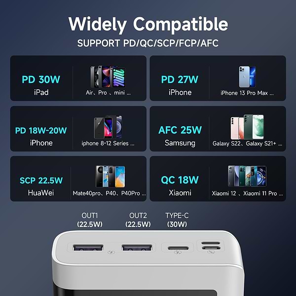 Фото - Батарея мобильная Romoss 30000mAh 30W Sense 8PS Pro (PHP30-892-1133H)