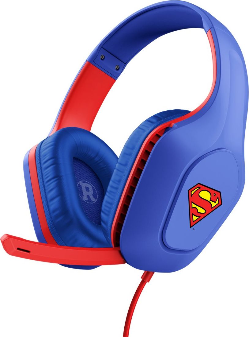 Гарнитура проводная игровая Trust GXT415SM Zirox Superman edition Blue (25738)