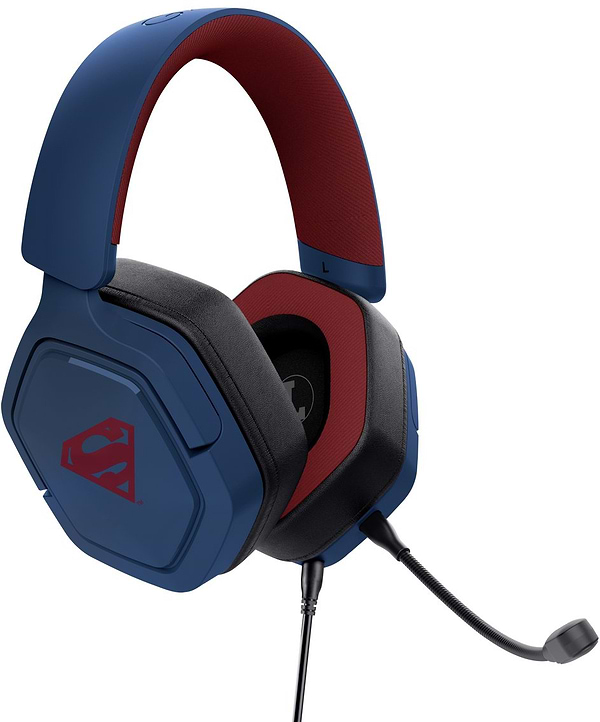 Фото - Гарнітура дротова ігрова Trust GXT492SM Carus Superman edition (25739)