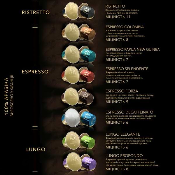 Фото - Кава у капсулах L`OR Espresso Decaffeinato 10 шт.