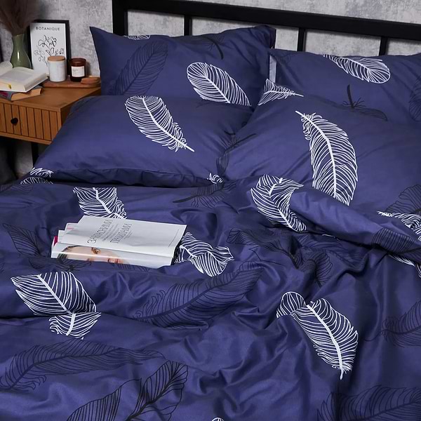 Фото - Підковдра двоспальна євро Moon&Star Premium Night Feathers King Size 220x240 см (MS-870000884)