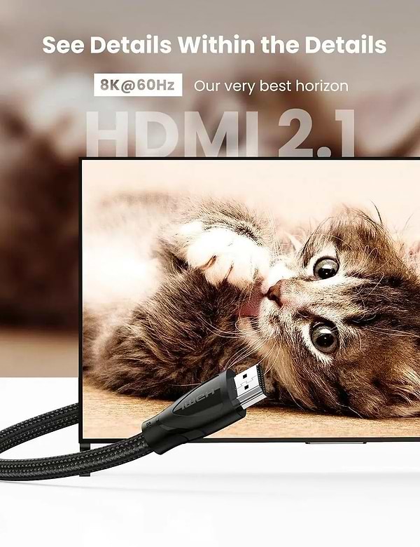 Фото - Кабель HDMI UGREEN HD140 HDMI 2m Black (80403)