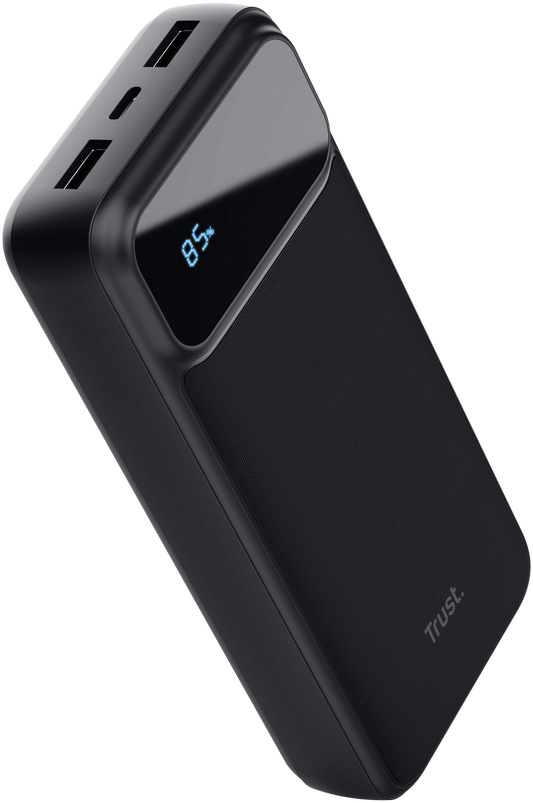 Фото - Батарея мобильная Trust Avala 20000mAh 20W, PD/QC 3.0 Black (25883)