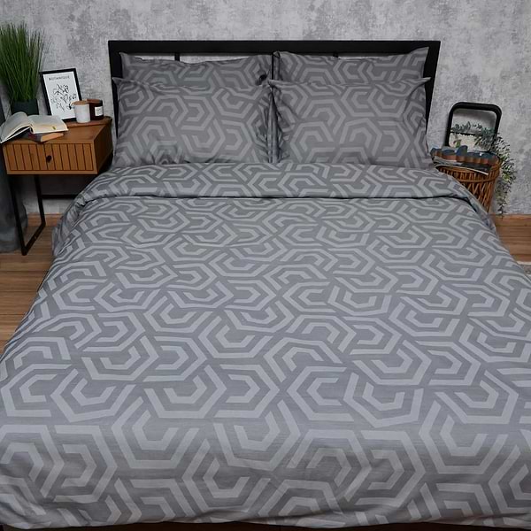 Фото - Комплект постільної білизни Moon&Star Бязь Gold Люкс Urban Style 160х220 +нав. 70х70 см 2 шт. (MS-890000575)