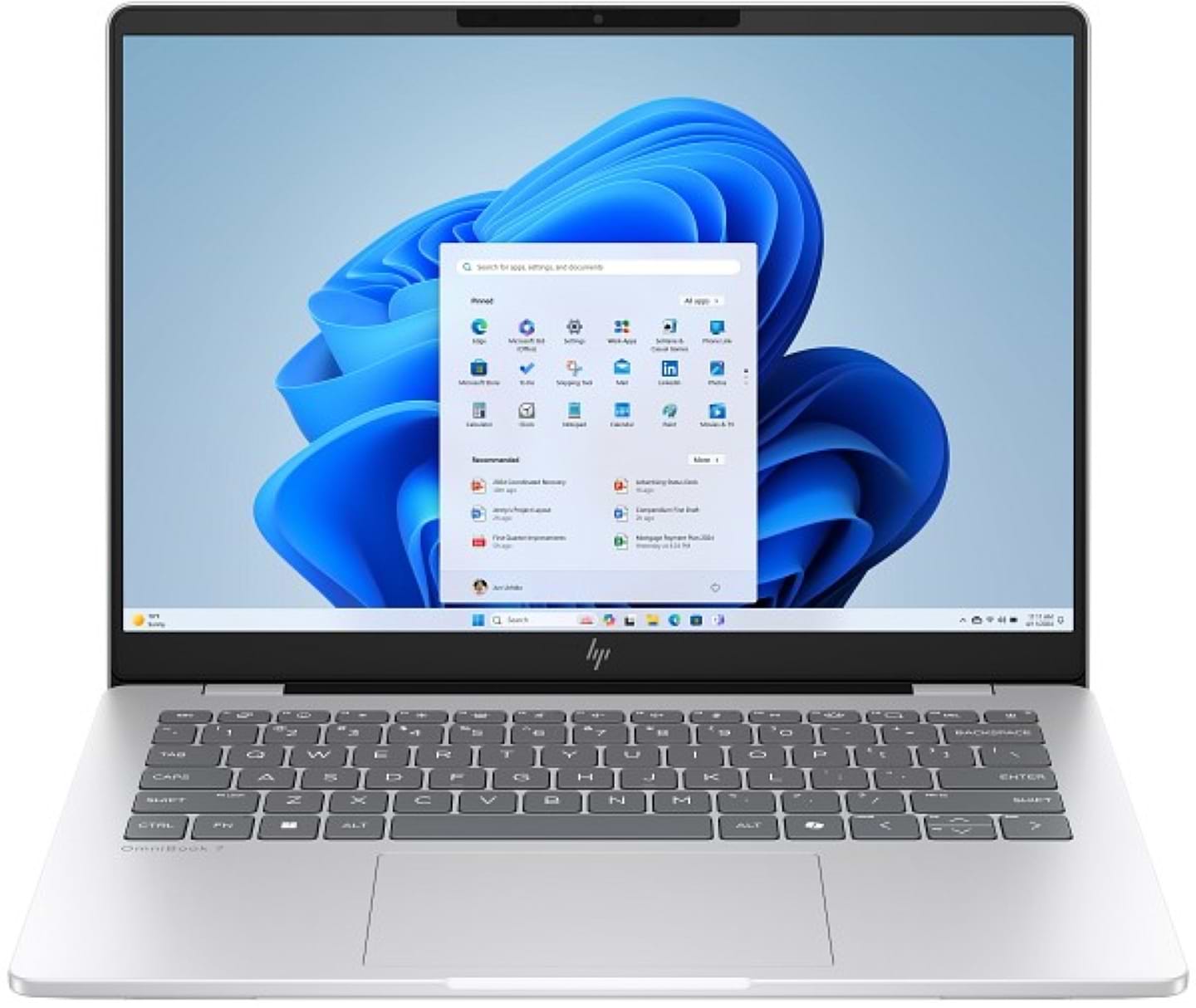 Ноутбук HP OmniBook 7 14-fs0001ua (C3VS6EA) Glacier Silver - Фото 1