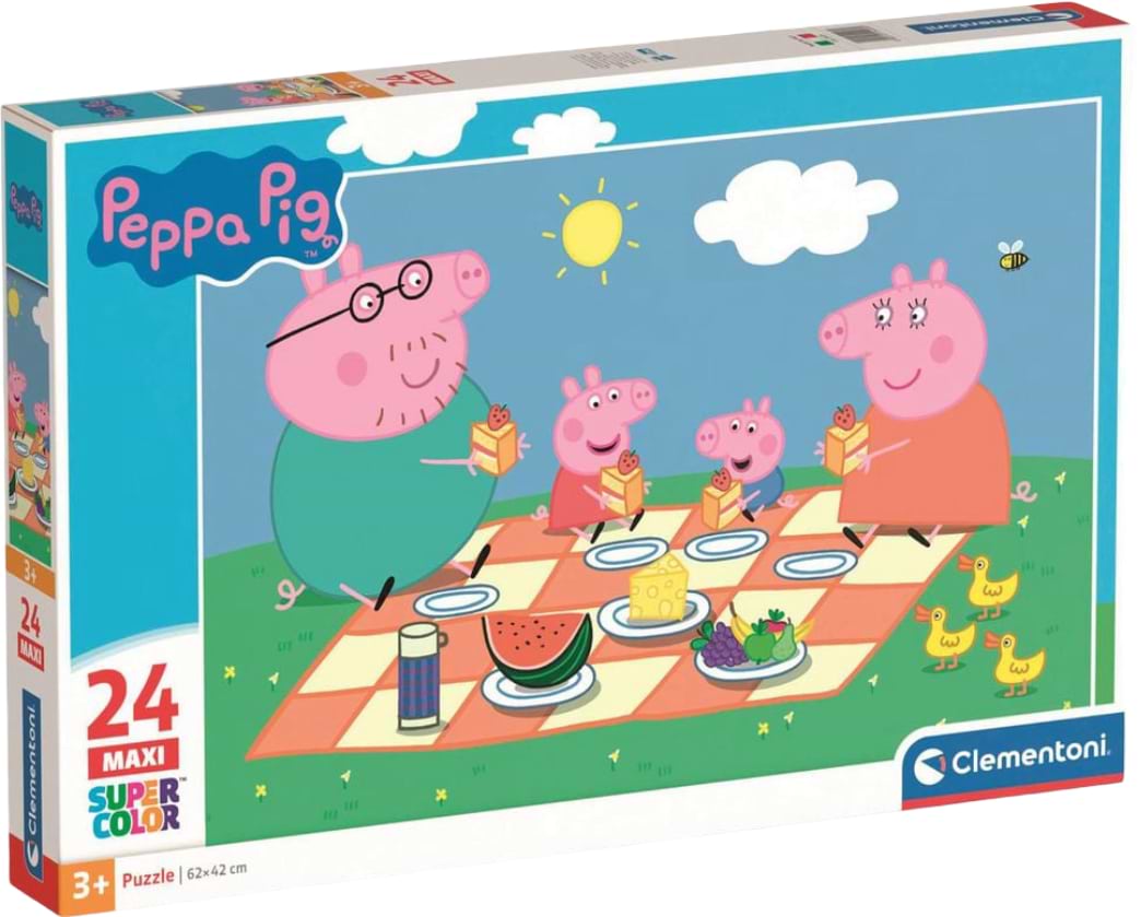 Пазли (3-4 роки) Clementoni Peppa Pig серія MAXI 24 ел. (24028) - Фото 1