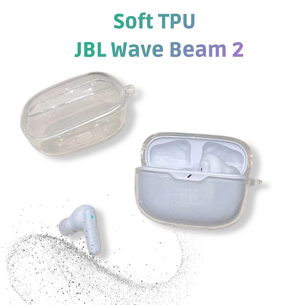 Фото - Чохол для навушників BeCover Soft TPU  for JBL Wave Beam 2 Transparent (714823)