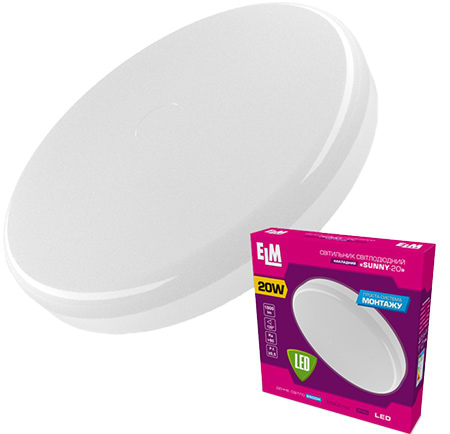 Фото - Светодиодный светильник ELM Sunny 30W 6500К IP40 26-0077