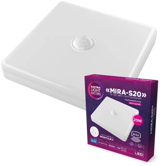 Светодиодный светильник ELM MIRA S-20 20W 6500К IP40 (26-0105)