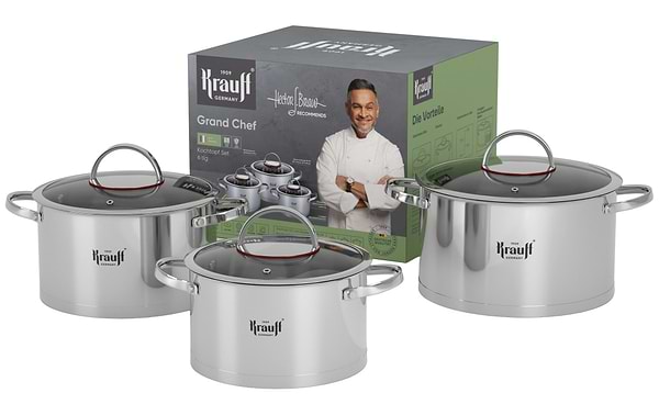 Фото - Уценка - Набор посуды Krauff 26-308-005 6 пр.