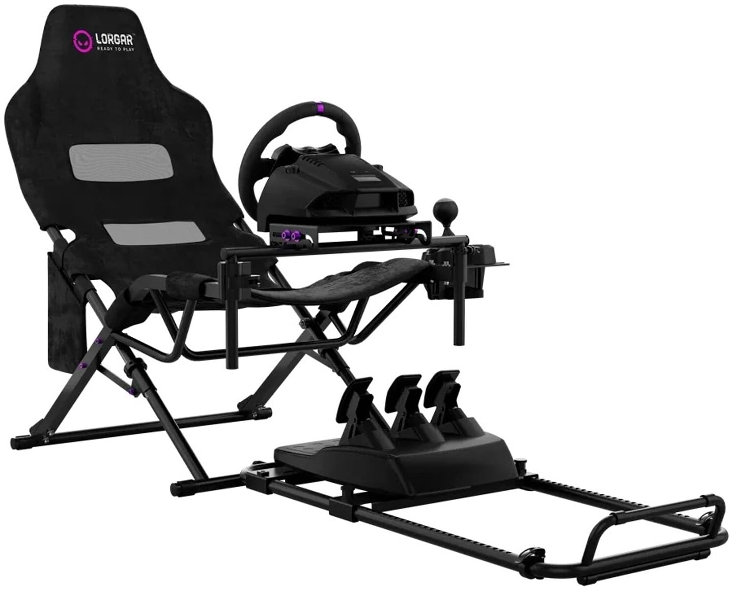 Ігрове крісло кокпіт Lorgar Flex RAF1 Black (LRG-RAF1)