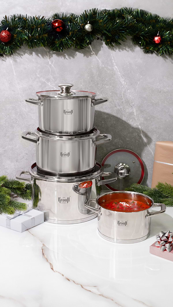 Фото - Набір посуду Krauff 8 пр. (26-238-043)