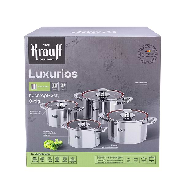 Фото - Набір посуду Krauff 8 пр. (26-238-043)