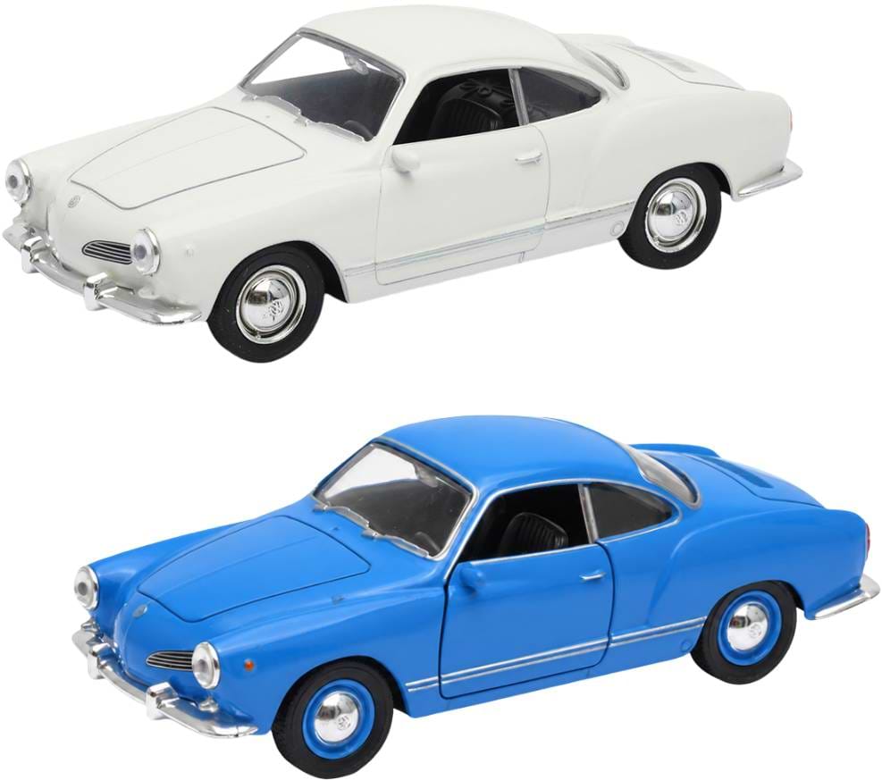 Колекційний легковий транспорт TechnoDrive VOLKSWAGEN KARMANN GHIA COUPE (синій, білий) в асортименті (26028W)