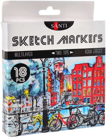 Набор маркеров Santi 18 шт. (390527)