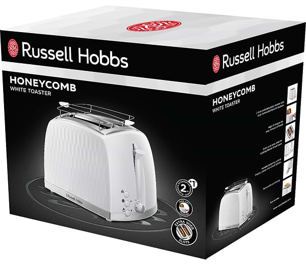 Фото - Тостер Russell Hobbs 26060-56 Honeycomb White