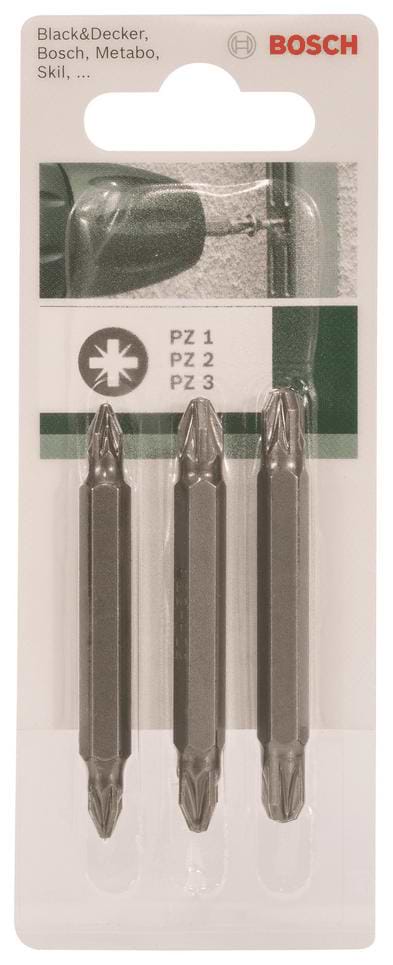 Біта для викрутки Bosch PZ/PZ 60 мм 3 шт. (2.609.255.962)