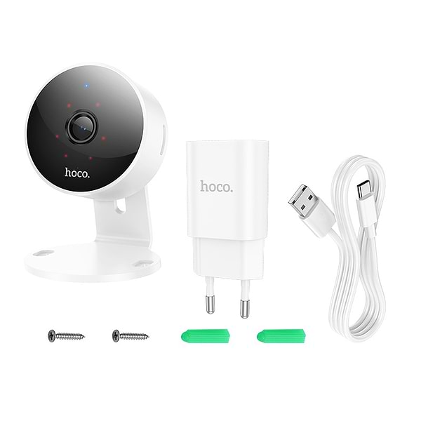 Фото - IP-камера HOCO D7 Indoor HD camera EU (6942007643580)