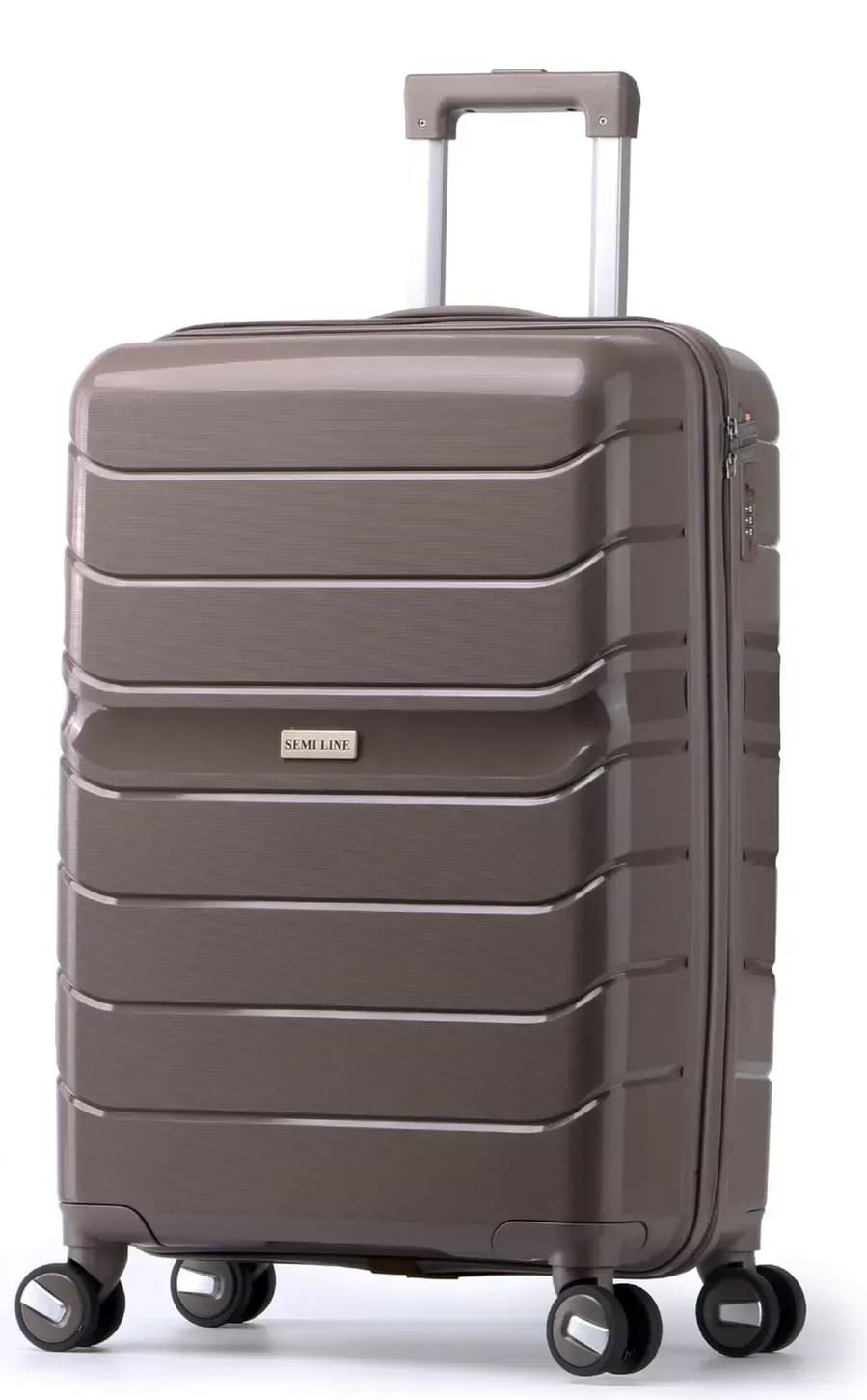 Валіза Semi Line 20" (S) Brown (T5768-1)