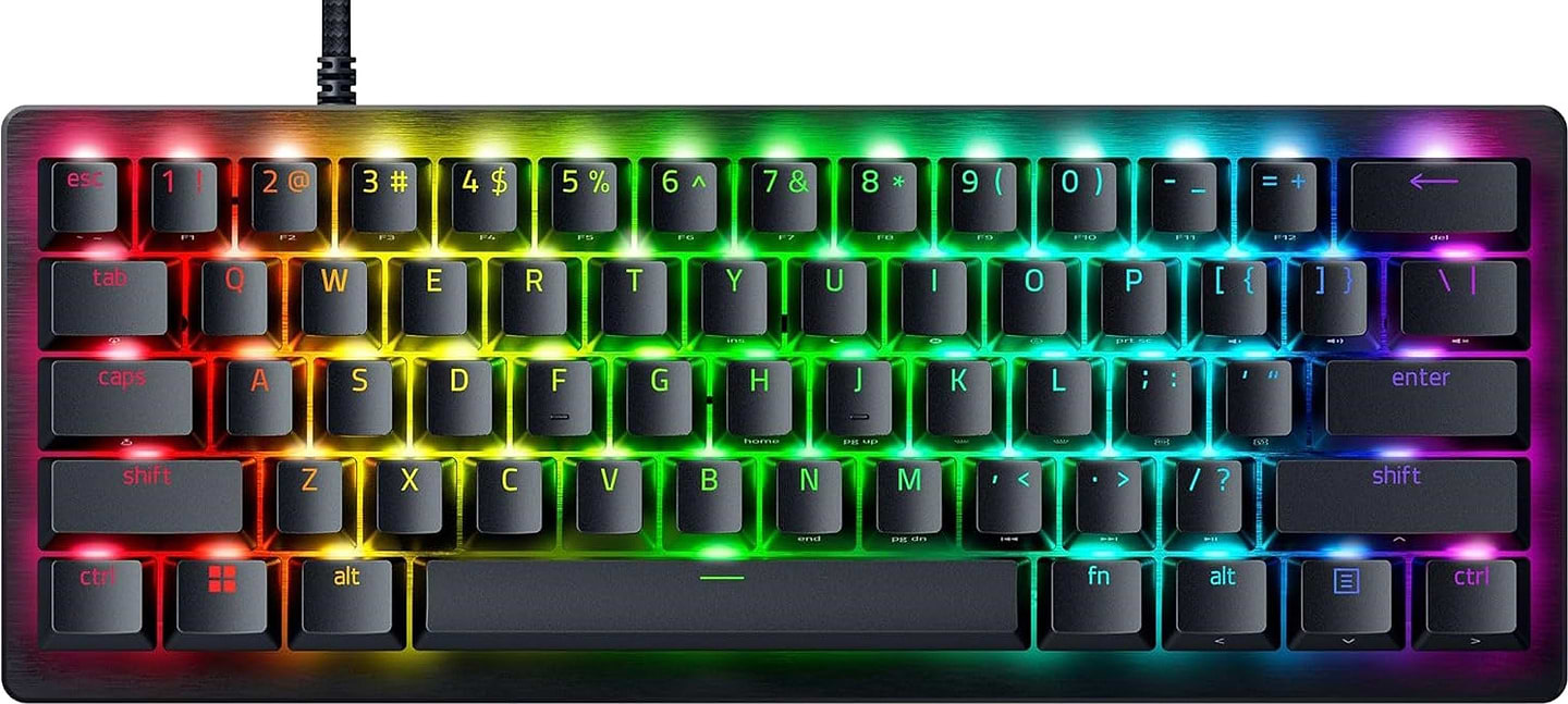 Клавиатура проводная игровая Razer Huntsman V3 Pro mini Black (RZ03-04990100-R3M1) - Фото 1