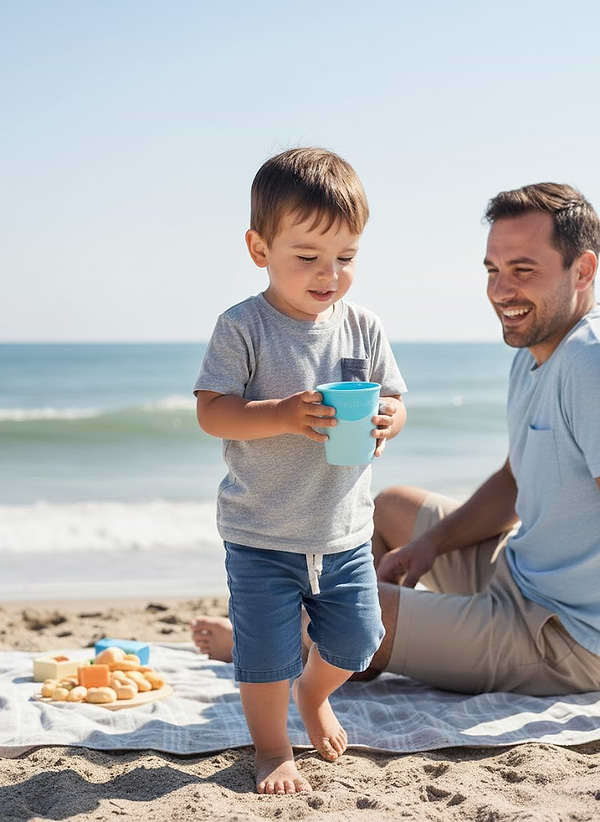 Фото - Чашка Twistshake 170 мл 2 шт. 6+ мес Pastel Blue Green (78115)