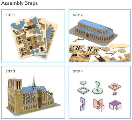 Фото - 3D пазли Cubic Fun "Нотр Дам Де Парі" (C242h)