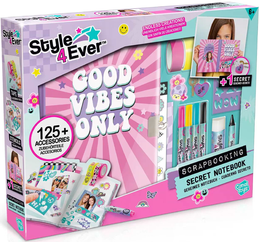 Скрапбукінг Canal Toys DIY Style 4 Ever ''Щоденник для таємниць'' (OFG298) - Фото 1