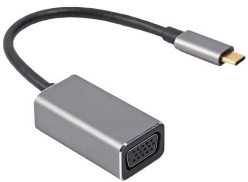 Перехідник Viewcon USB-C на VGA (TE388) - Фото 1