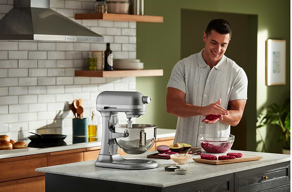 Фото - Планетарний міксер KitchenAid Heavy Duty 5,2 л (5KSM55SXXECU)