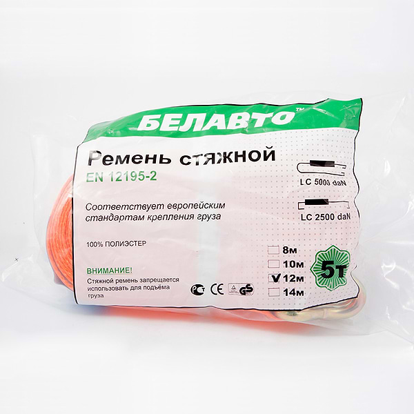 Фото - Стяжний ремінь BelAuto 5 т 12 м (BC5-12)