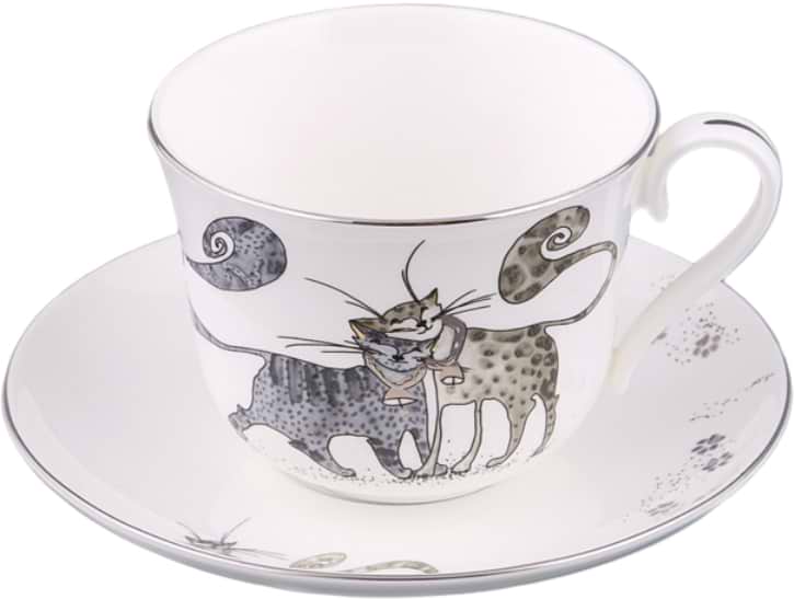 Чашка Lefard Весёлые коты 2 пр. (264-531)
