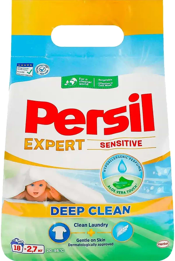 Фото - Стиральный порошок Persil авт. Сенситив 2,7 кг, 18 циклов