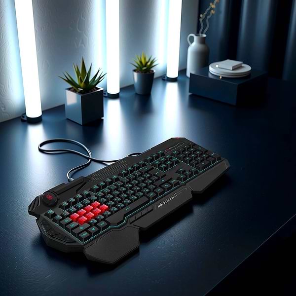 Фото - Клавиатура проводная игровая Bloody B318  (Black)