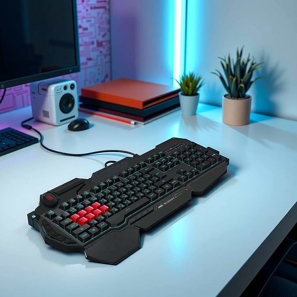 Фото - Клавиатура проводная игровая Bloody B318  (Black)