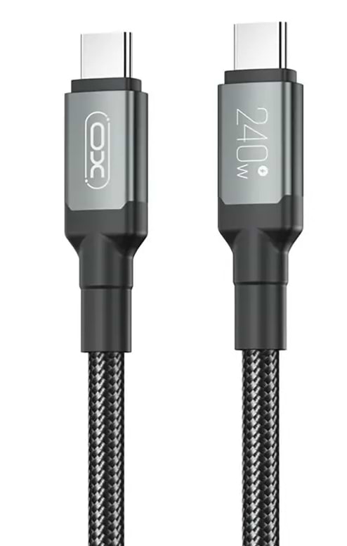Кабель синхронізації даних XO USB Type-C - USB Type-C (NB-Q264A-CC.black)