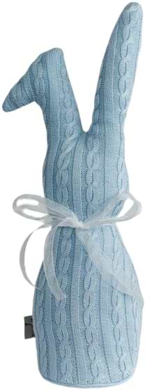 Купить Мягкая игрушка животное Прованс Заяц Голубой Стопер 35 см (028788) - Фото 1 Мягкая игрушка животное Прованс Заяц Голубой Стопер 35 см (028788) - Фото 1