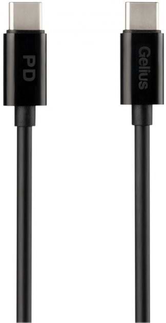 Кабель синхронизации данных Gelius Contact GP-UC111 60W Type-C/Type-C Black 1 м (85154)