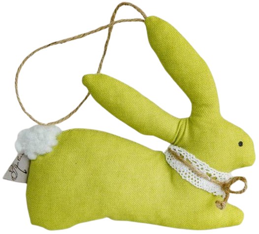 М'яка іграшка Прованс Зайчик зелений 17 см (028789)