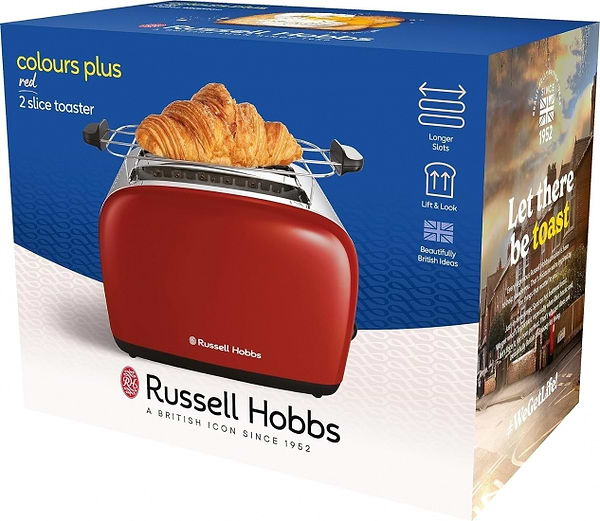 Фото - Тостер Russell Hobbs Colours Plus Red (26554-56)