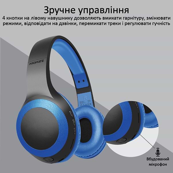 Фото - Гарнитура беспроводная Promate Laboca Blue