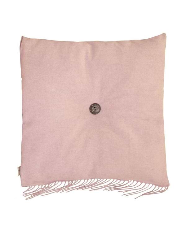 Фото - Подушка декоративна Прованс DIJON powder з ґудзиком 45х45 см (011249)