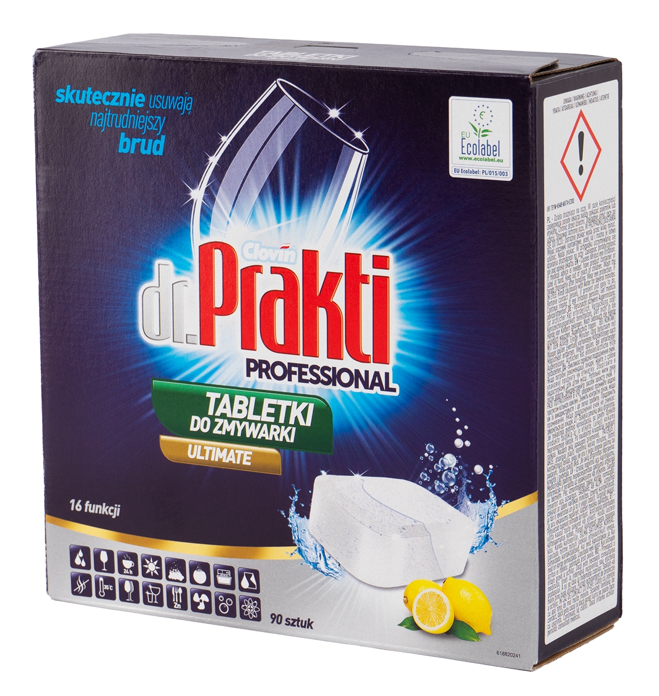 Таблетка для посудомийної машини DR. PRAKTI 90шт - Фото 1