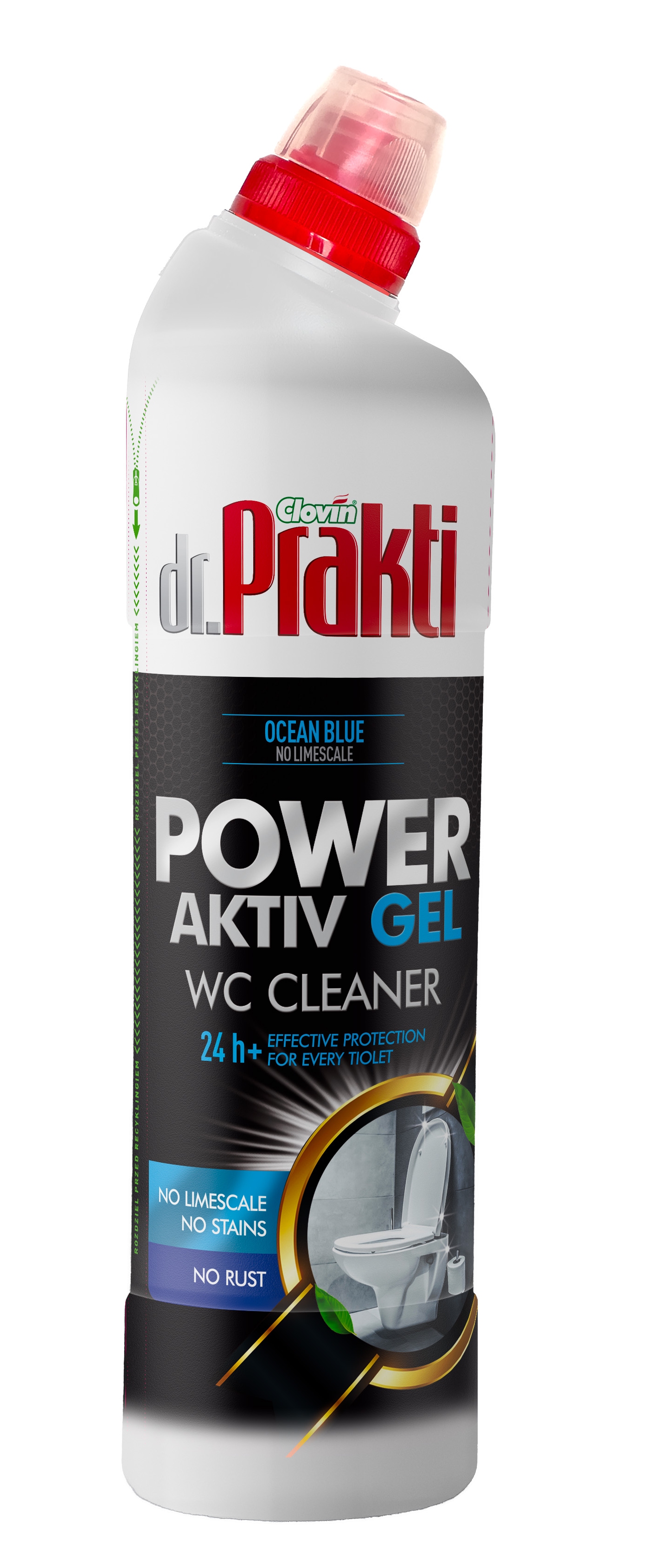 Засіб для чищення кухонної техніки DR. PRAKTI ZERO Blue Ocean от ржавчины д/эмаль.поверхностей 750 мл - Фото 1