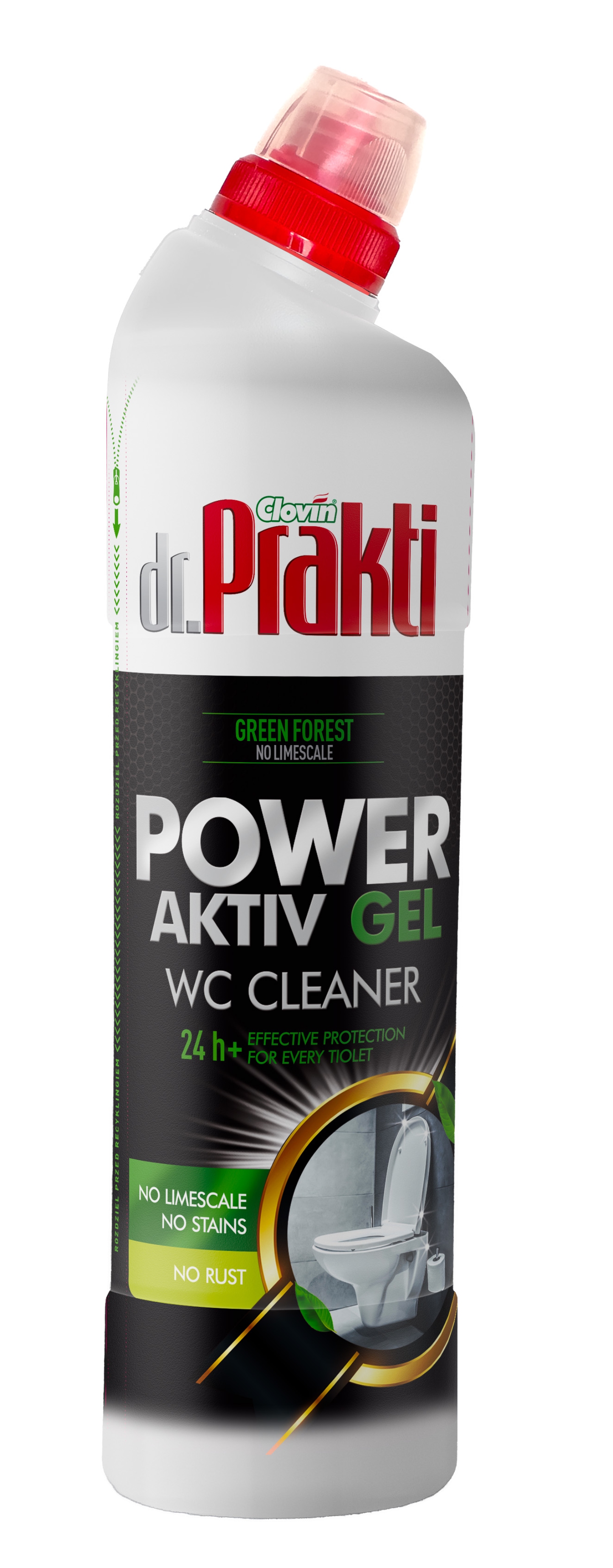 Засіб для чищення кухонної техніки DR. PRAKTI ZERO Green Forestв от ржавчины д/эмаль.поверхностей 750 мл - Фото 1