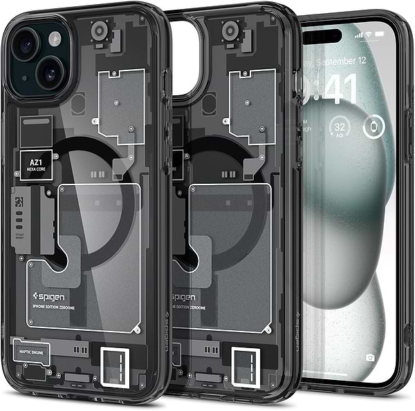 Фото - Чехол для смартфона Spigen for Apple iPhone 15 Plus Ultra Hybrid MagFit, Zero One (ACS06664)