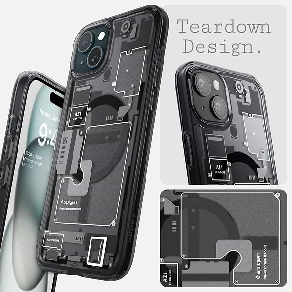 Фото - Чехол для смартфона Spigen for Apple iPhone 15 Plus Ultra Hybrid MagFit, Zero One (ACS06664)