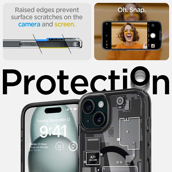 Фото - Чехол для смартфона Spigen for Apple iPhone 15 Plus Ultra Hybrid MagFit, Zero One (ACS06664)